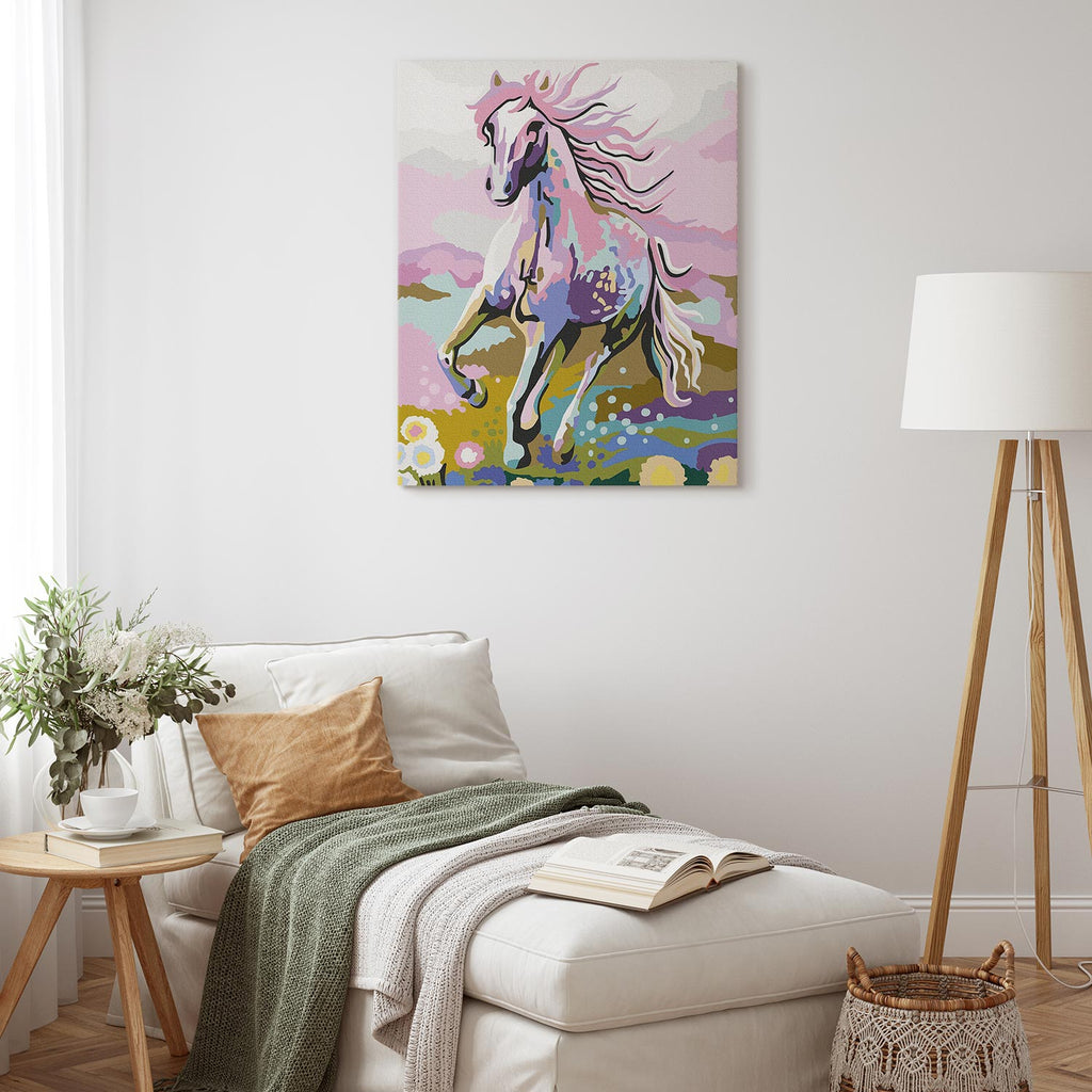 Fairytale Horse Multicolor Paint by Numbers Kit
