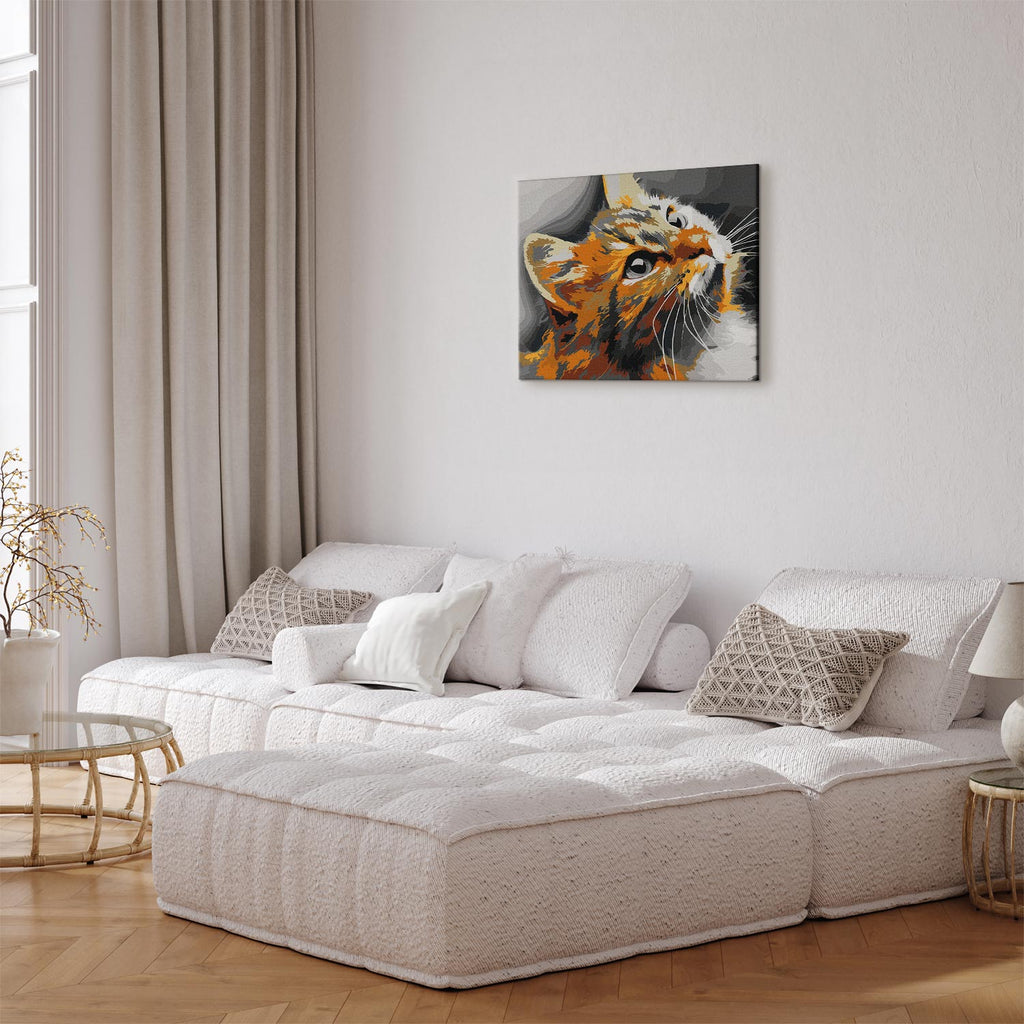 Red Cat Charming Paint by Numbers Kit