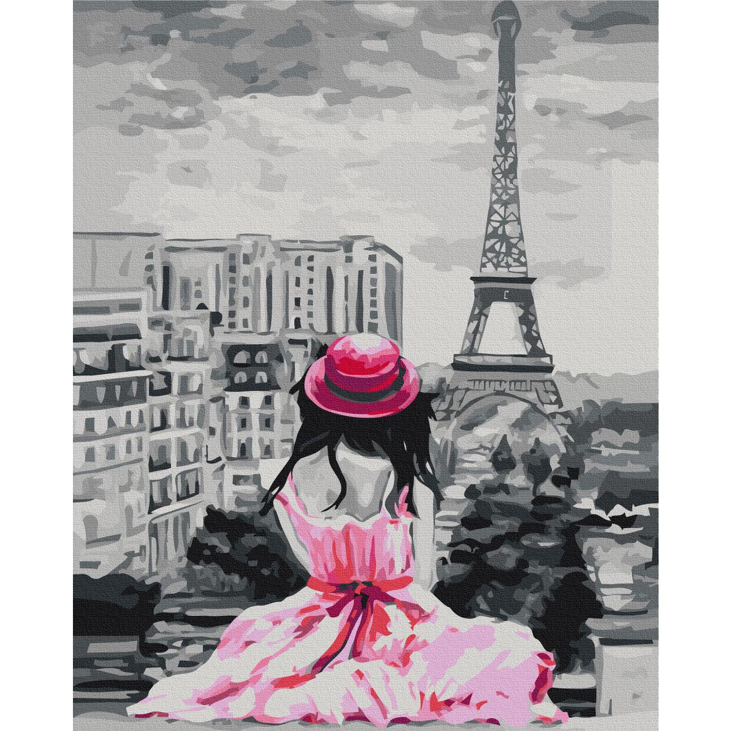 Paris Eiffel Tower City Paint by Numbers