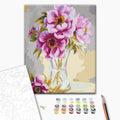 Flowers in a Vase Floral Paint by Numbers
