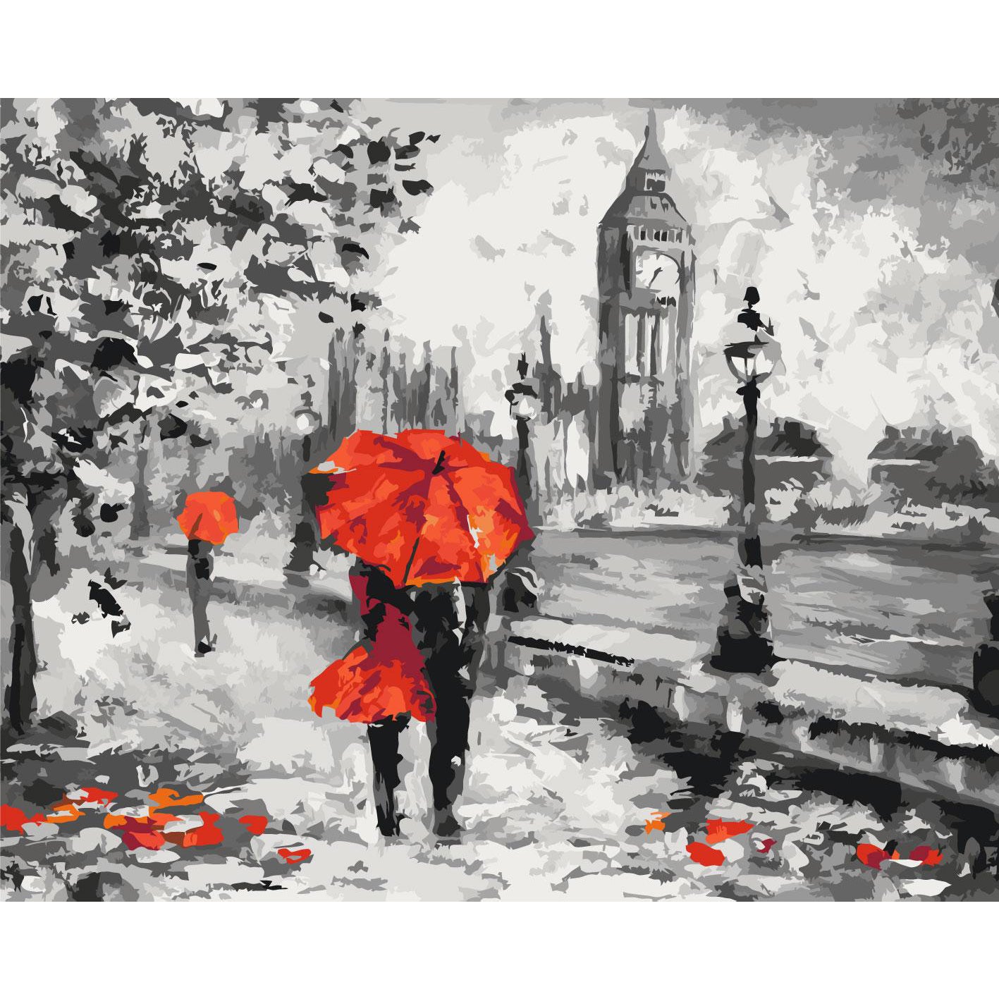 London City Architecture Paint by Numbers Kit