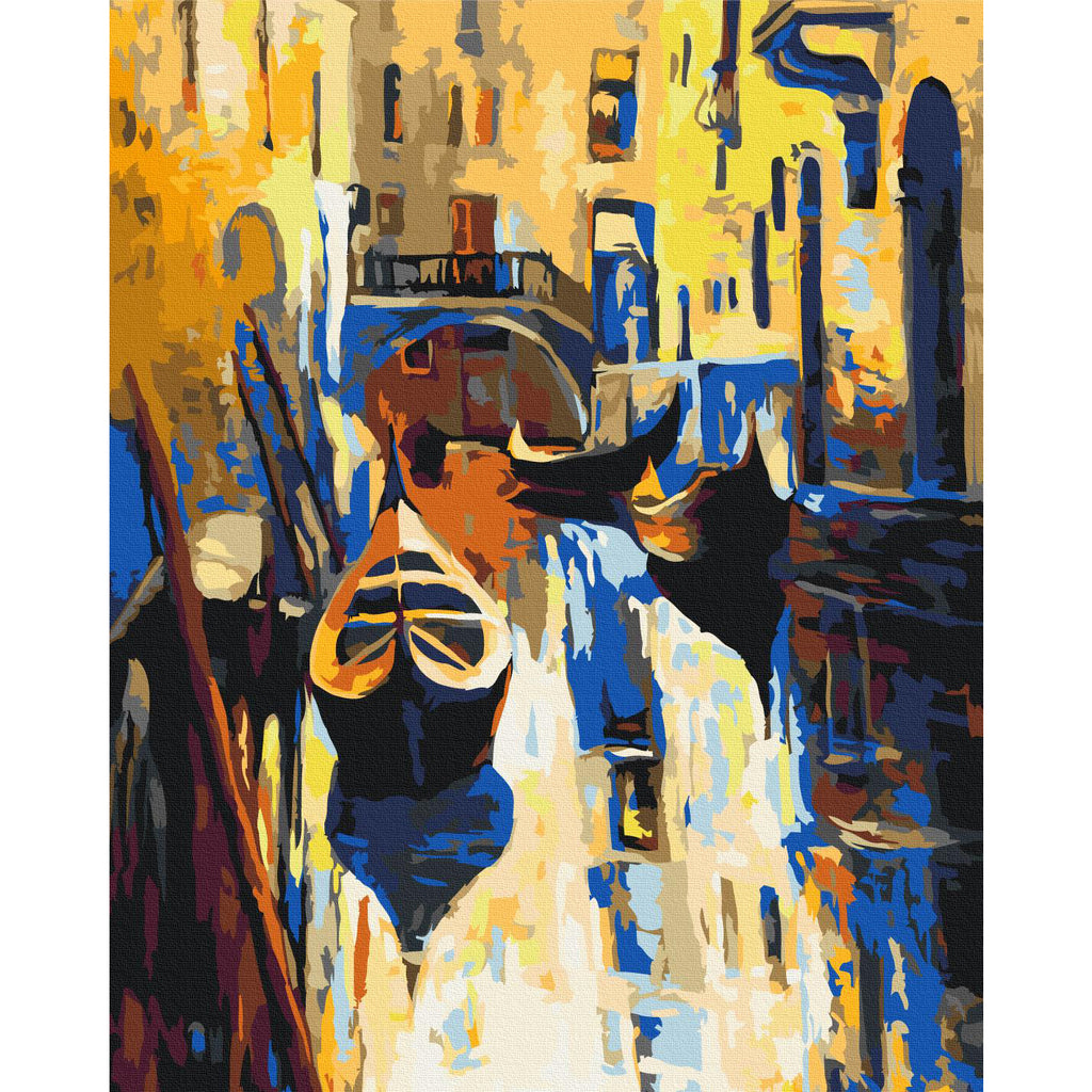Venice Gondolas City Paint by Numbers Kit