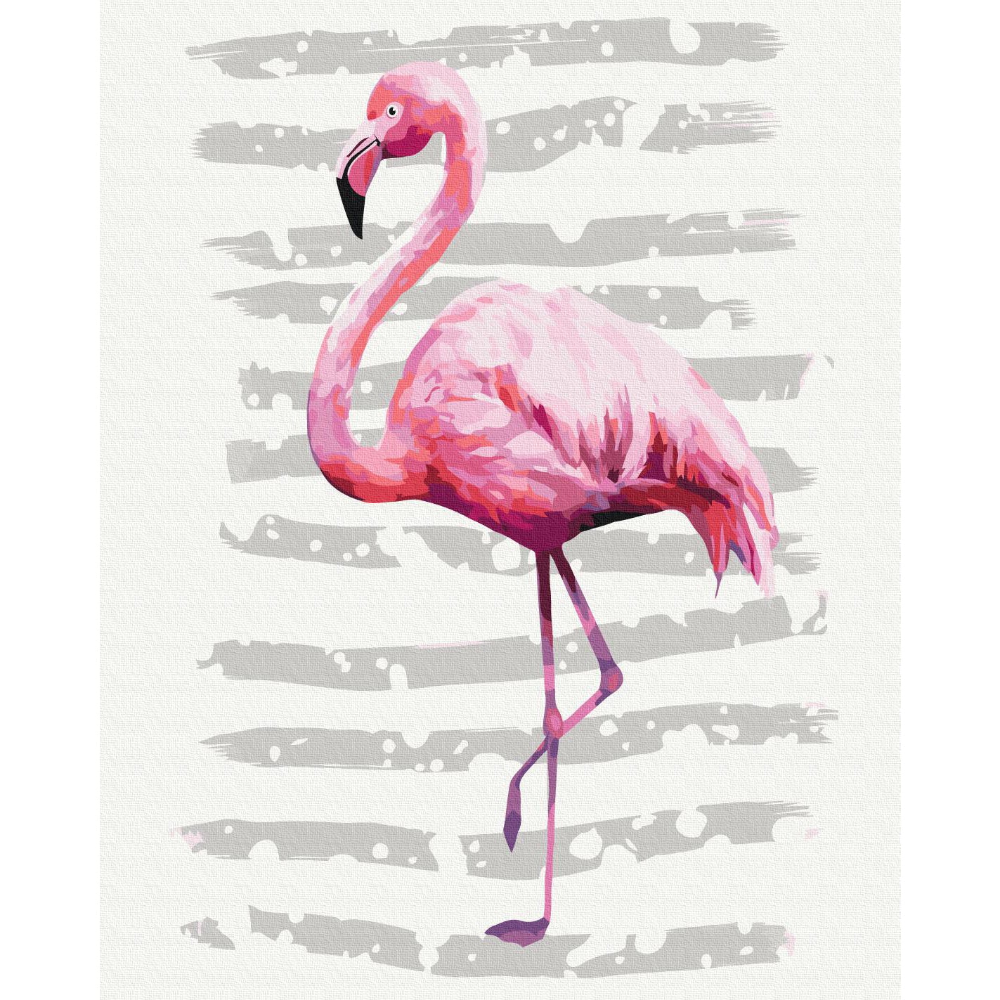Flamingo Bird Animals Paint by Numbers Kit