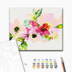 Colourful Flower Bouquet Paint by Numbers Kit