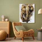 African Elephant Nature Paint by Numbers Kit