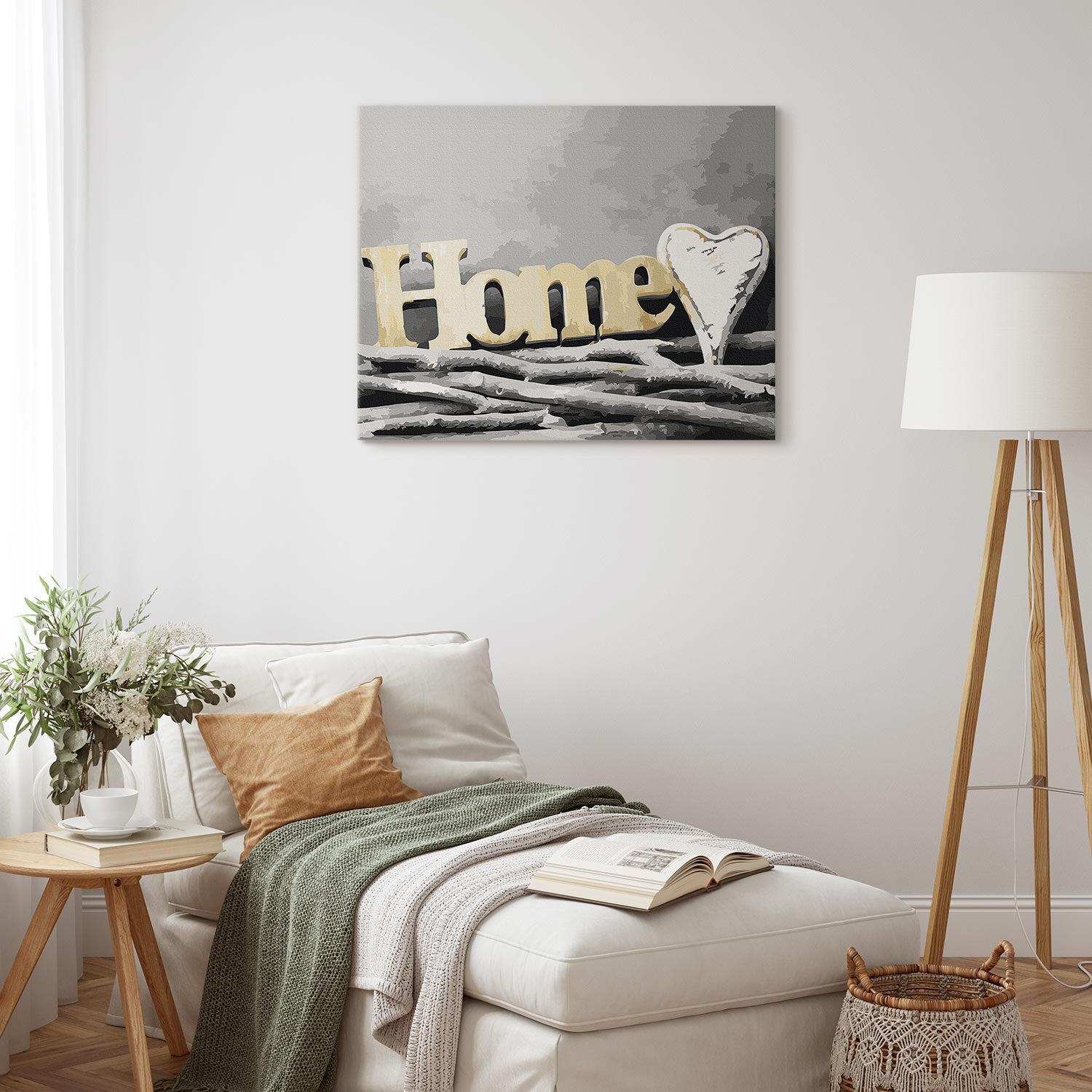 Vintage House on Branches Paint by Numbers Kit