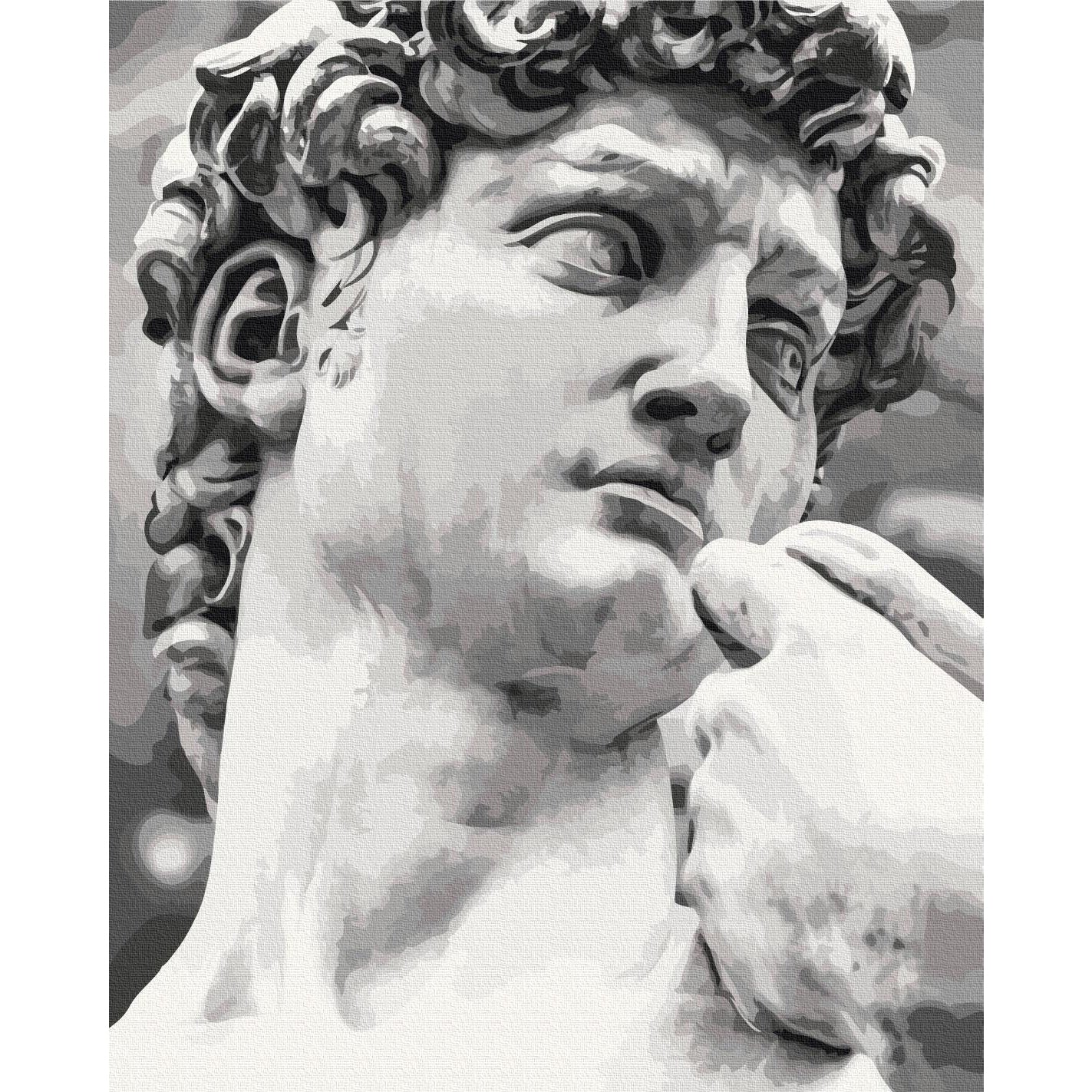 Sculpture Silhouette People Paint by Numbers Kit