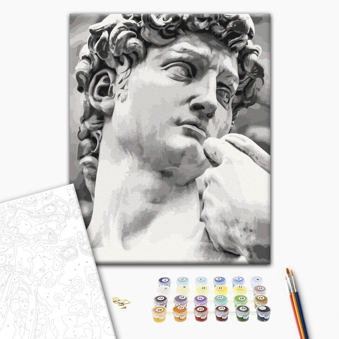 Sculpture Silhouette People Paint by Numbers Kit