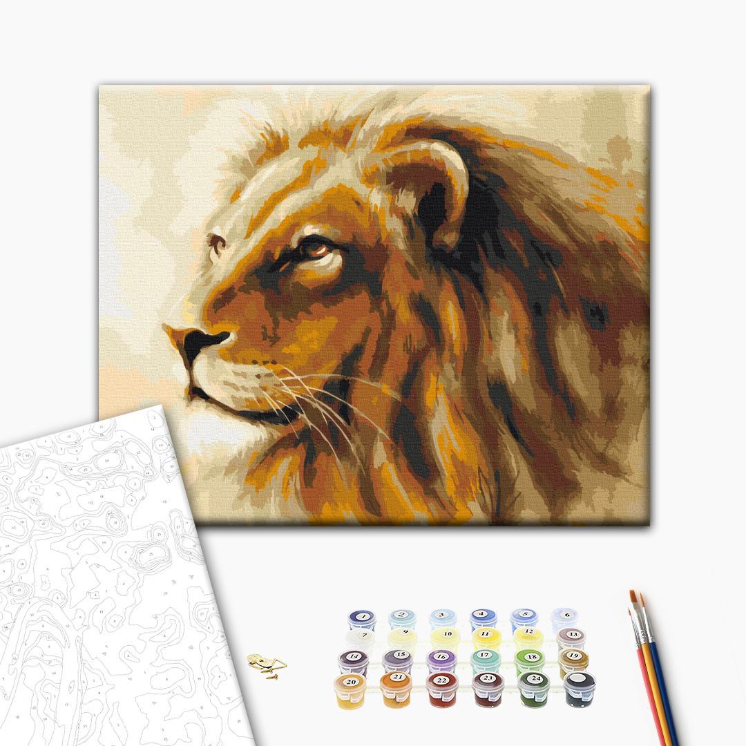 Lion King Animal Paint by Numbers Kit