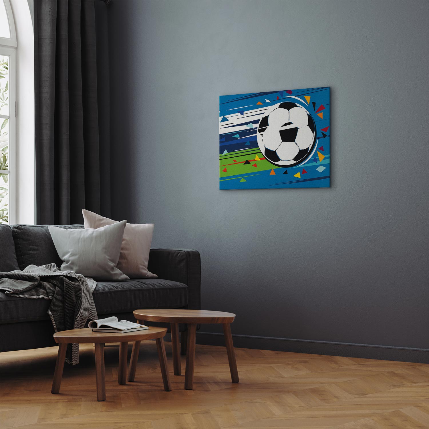 Soccer Shoot and Goal Sports Paint by Numbers