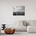 Grey New York City Skyline Paint by Numbers