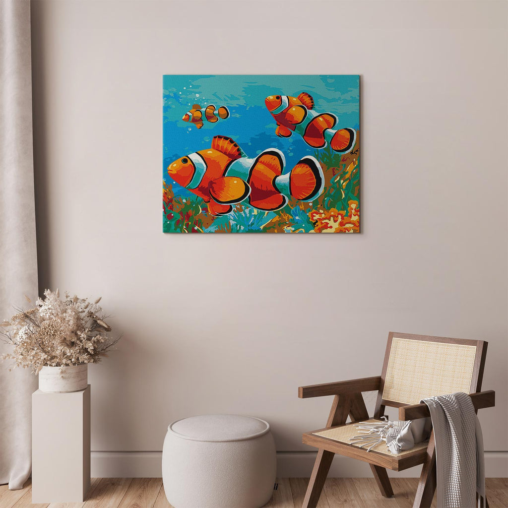 Gold Fishes Nature Paint by Numbers Kit