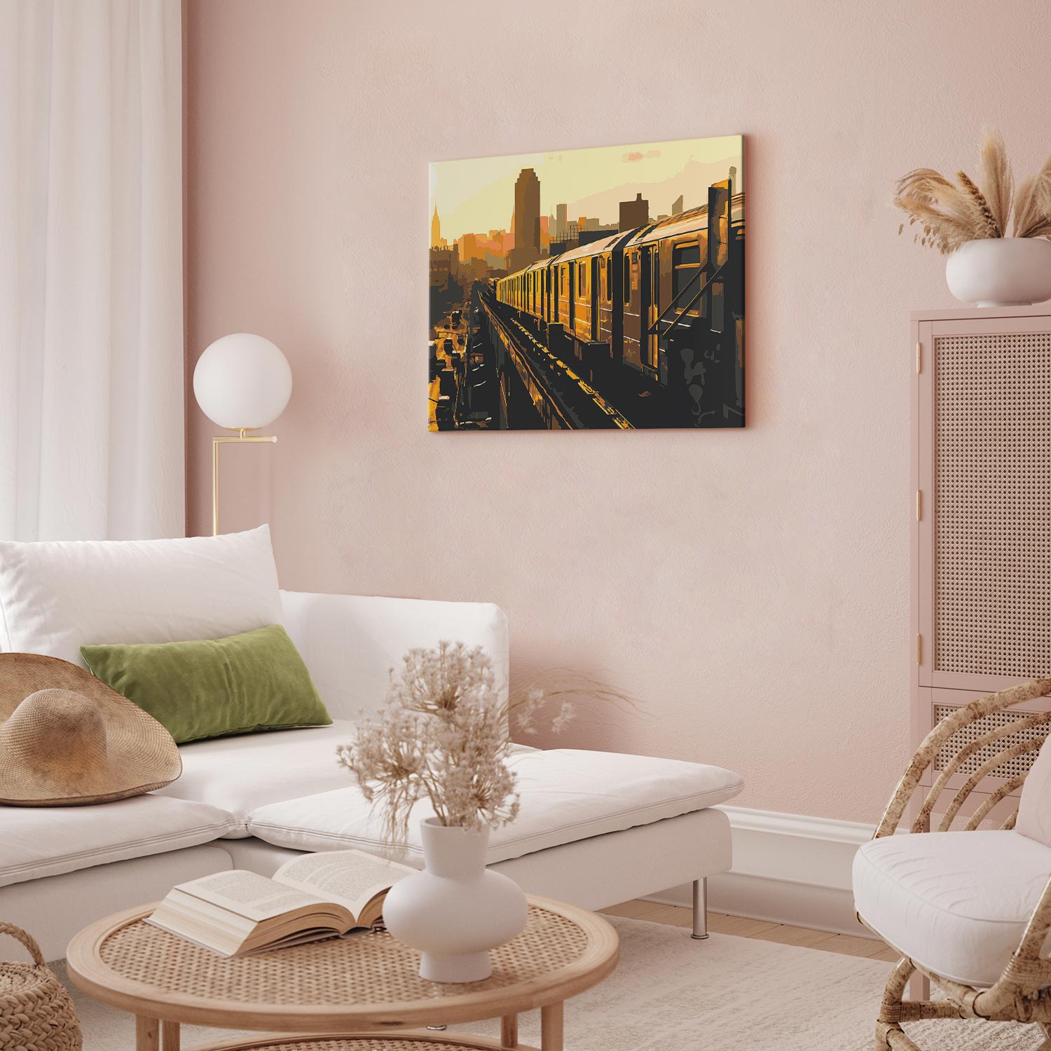 New York Subway Architecture Paint by Numbers Kit