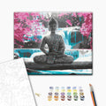 Buddha Waterfall Spiritual Paint by Numbers Kit
