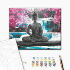 Buddha Waterfall Spiritual Paint by Numbers Kit