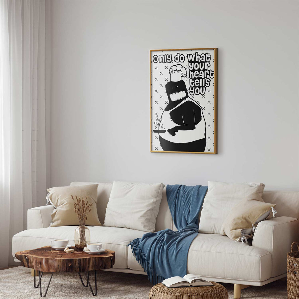 Motivational Quote Text Poster