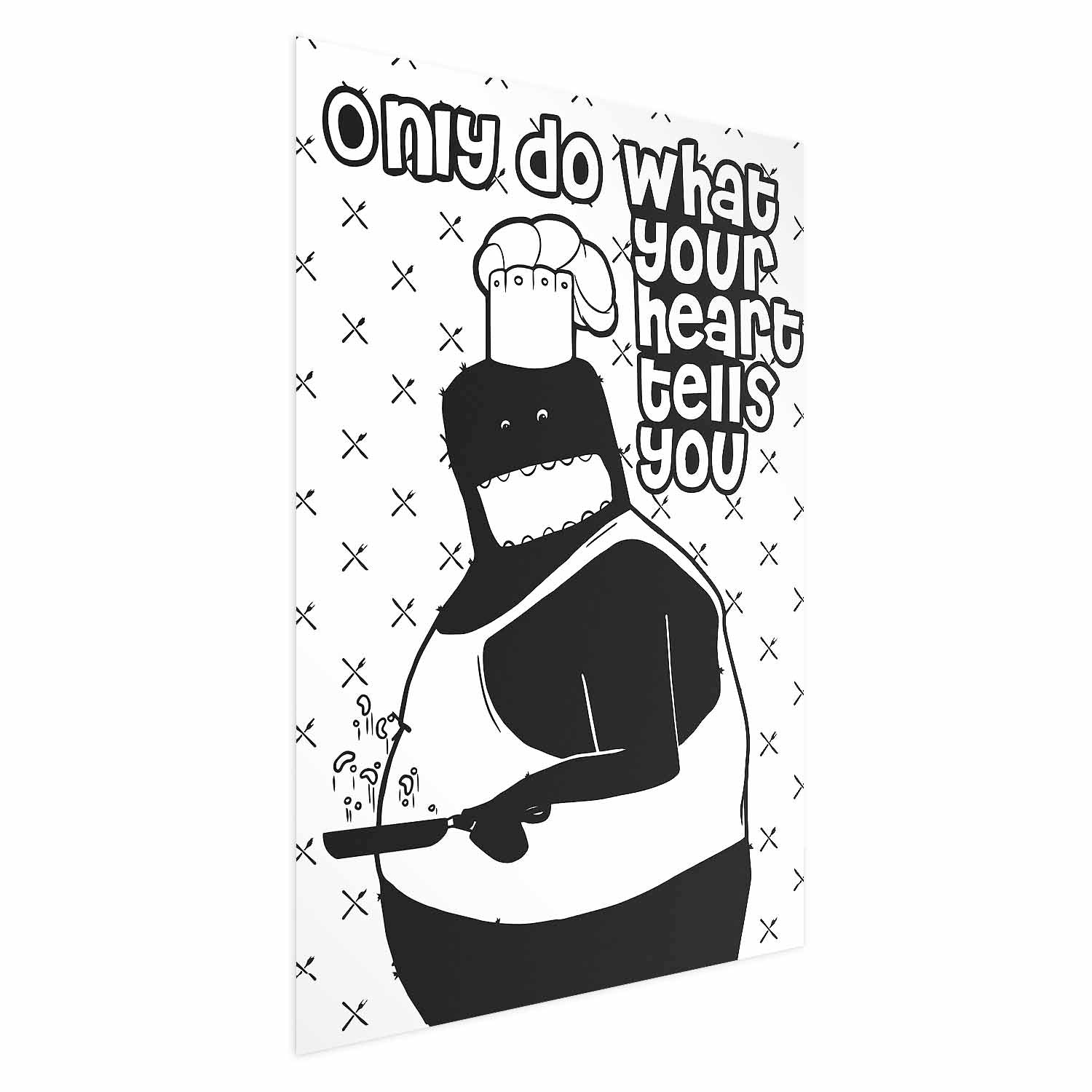 Motivational Quote Text Poster