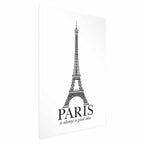 Paris Architecture Typography Poster