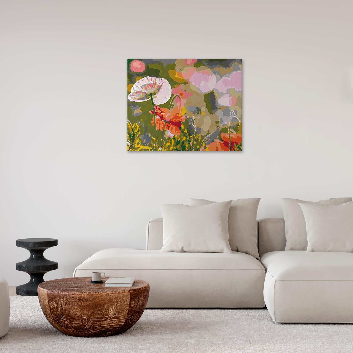 Colorful Meadow Flowers Paint by Numbers Kit