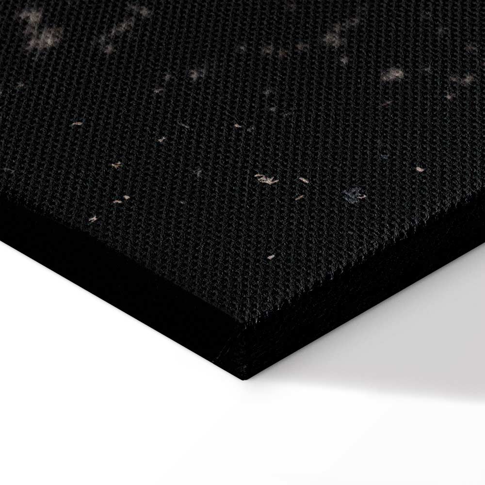 Lunar Cycle Typography Space Canvas Print