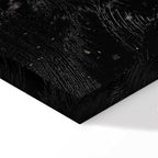 Lunar Cycle Typography Space Canvas Print