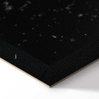 Lunar Cycle Typography Space Canvas Print