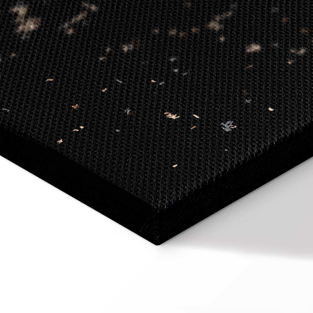 Abstract Geometric Black Canvas Print