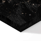 Abstract Geometric Black Canvas Print