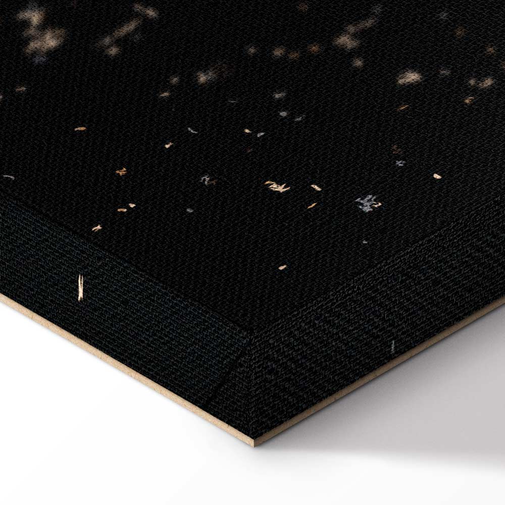 Abstract Geometric Black Canvas Print