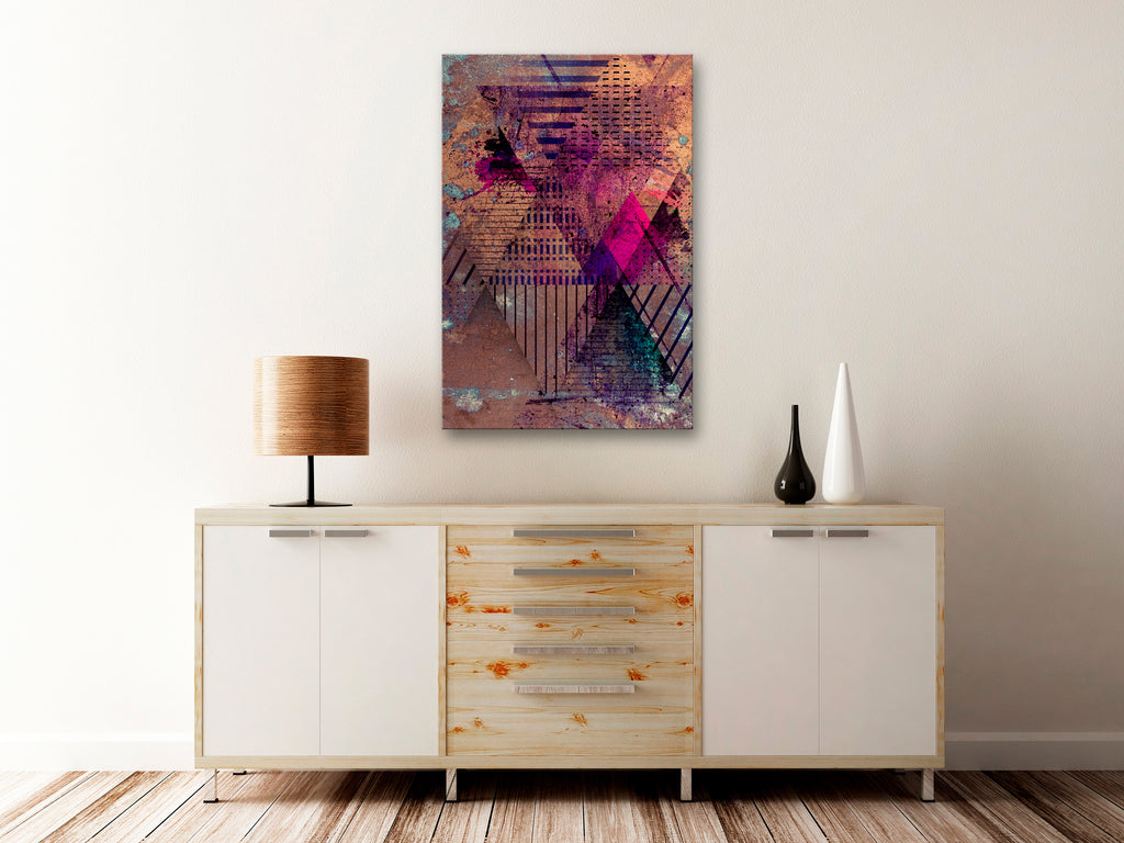 Canvas Print Honey Abstraction Vertical