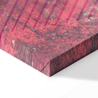 Crimson Geometric Abstract Modern Canvas Print