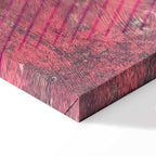 Crimson Geometric Abstract Modern Canvas Print