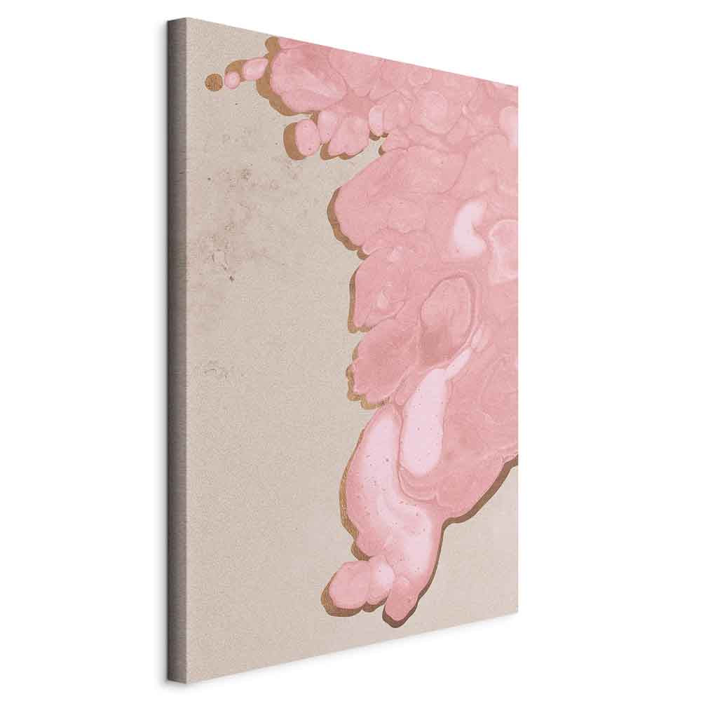 Pastel Abstract Texture Vertical Canvas Print