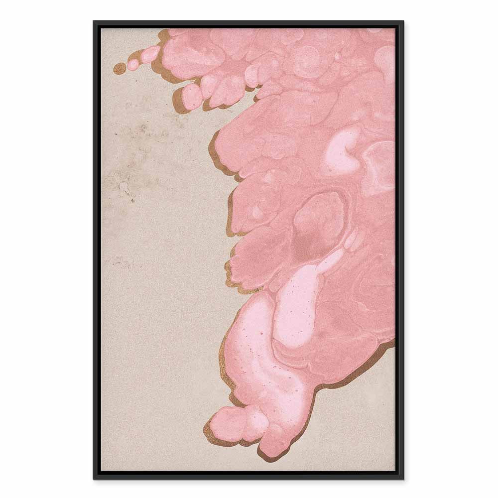 Pastel Abstract Texture Vertical Canvas Print