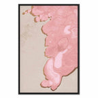 Pastel Abstract Texture Vertical Canvas Print