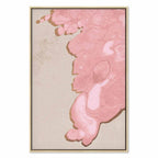 Pastel Abstract Texture Vertical Canvas Print