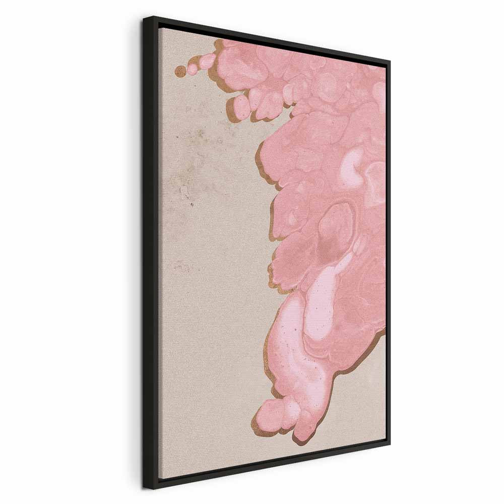 Pastel Abstract Texture Vertical Canvas Print