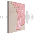 Pastel Abstract Texture Vertical Canvas Print