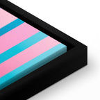 Colourful Piston Abstract Canvas Print