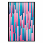 Colourful Piston Abstract Canvas Print