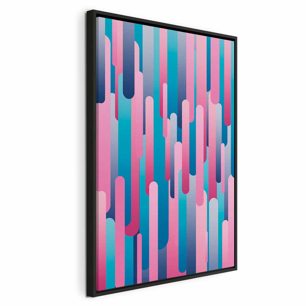 Colourful Piston Abstract Canvas Print