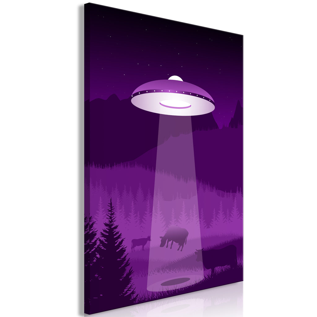Canvas Print UFO Vertical - 1 Part