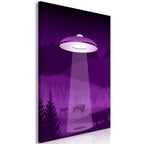 Canvas Print UFO Vertical - 1 Part