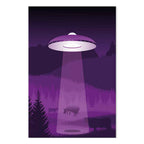Violet UFO Fantasy Canvas Print