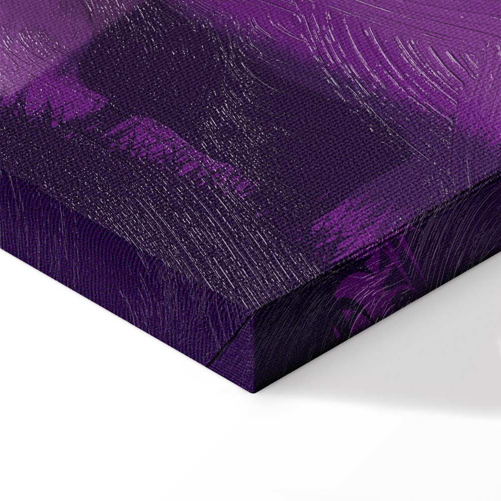 Violet UFO Fantasy Canvas Print
