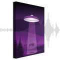Violet UFO Fantasy Canvas Print
