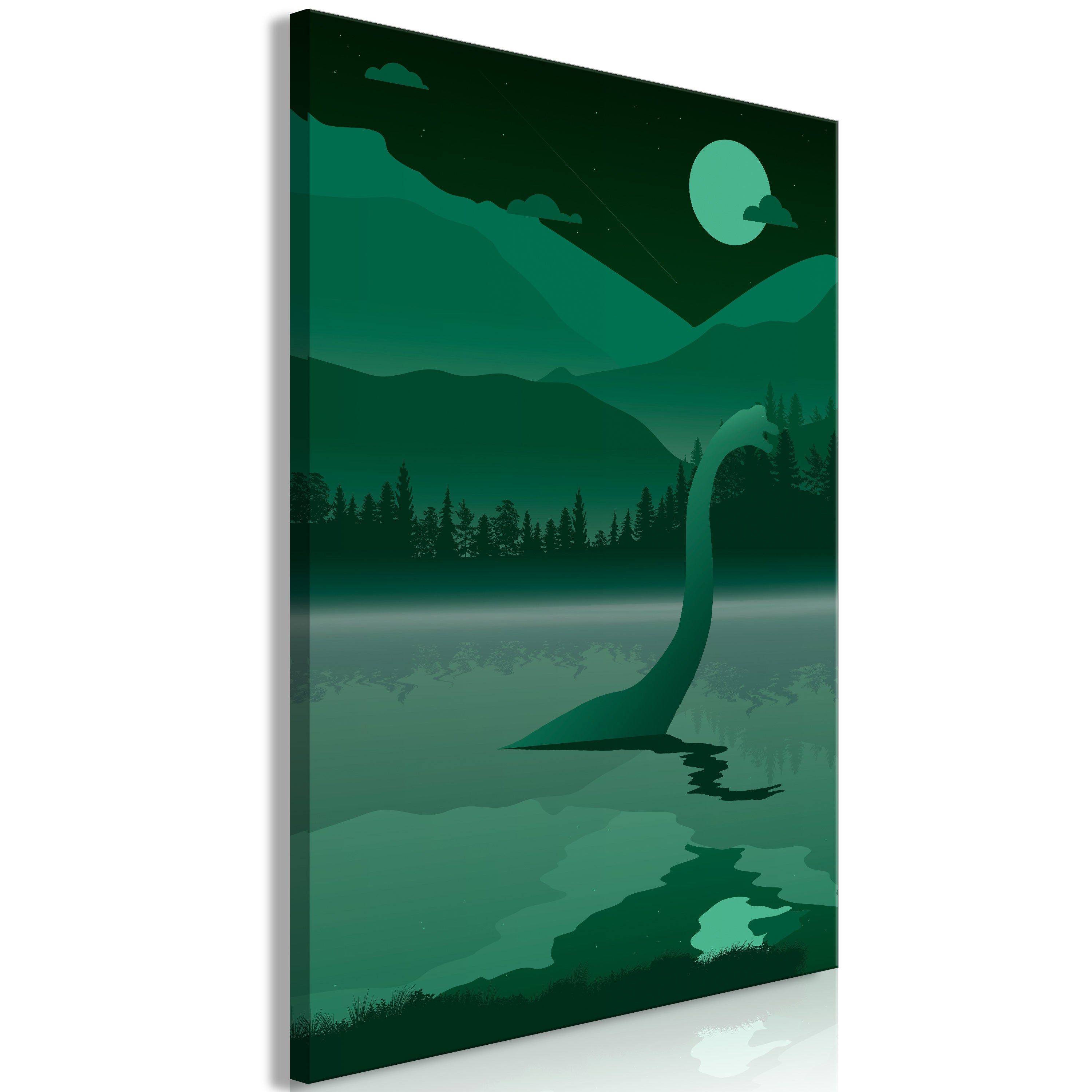 Canvas Print Loch Ness Vertical 1 Part