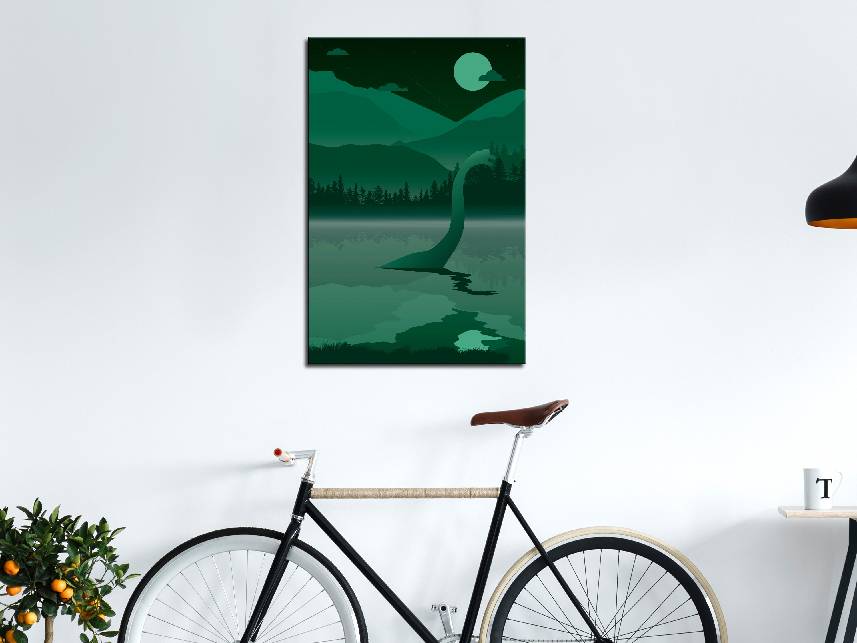 Canvas Print Loch Ness Vertical 1 Part