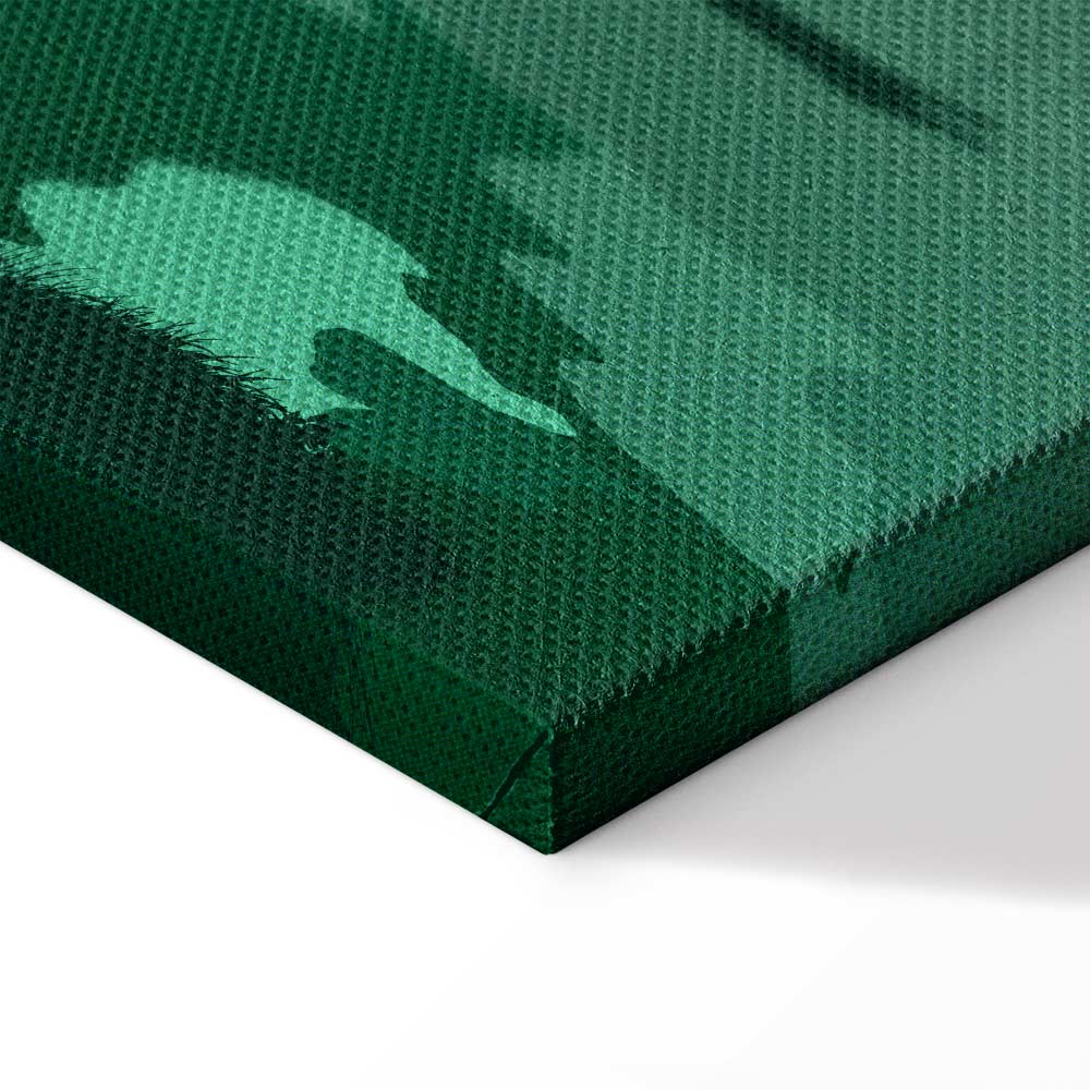 Loch Ness Monster Fantasy Forest Canvas Print