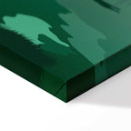 Loch Ness Monster Fantasy Forest Canvas Print